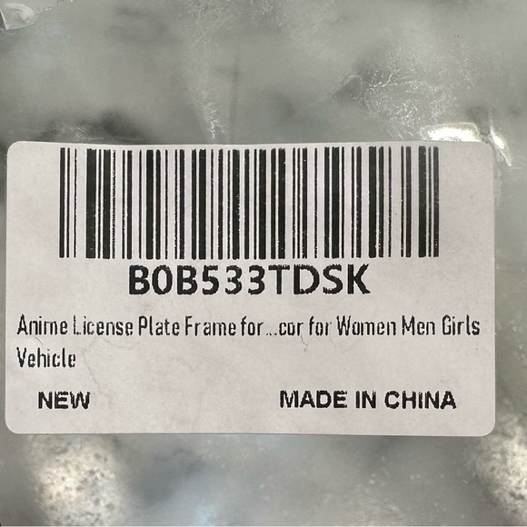 Disney Mickey Mouse License Plate Frame – Classic Black & White Design - Picture 3 of 3